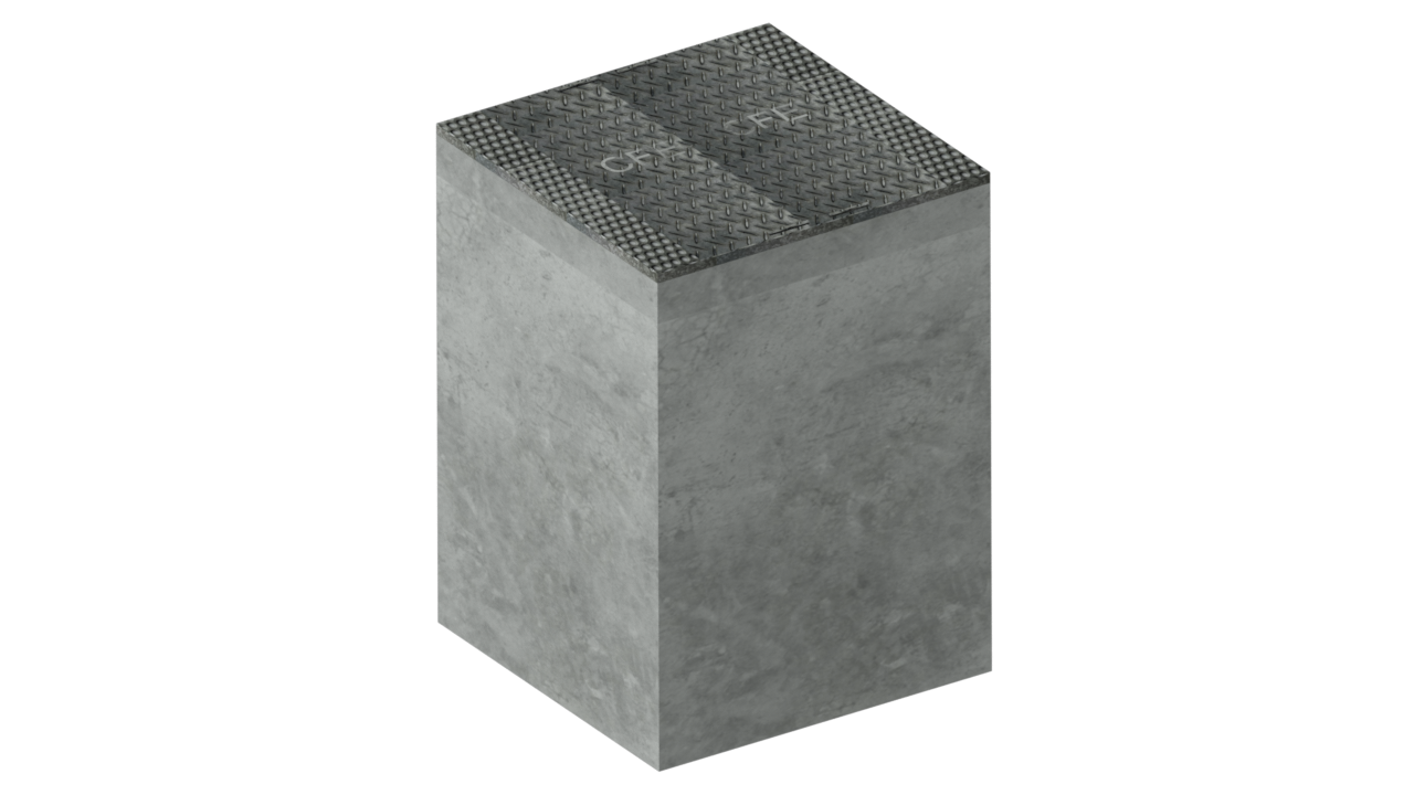 Bóveda de concreto hidráulico prefabricado para transformador