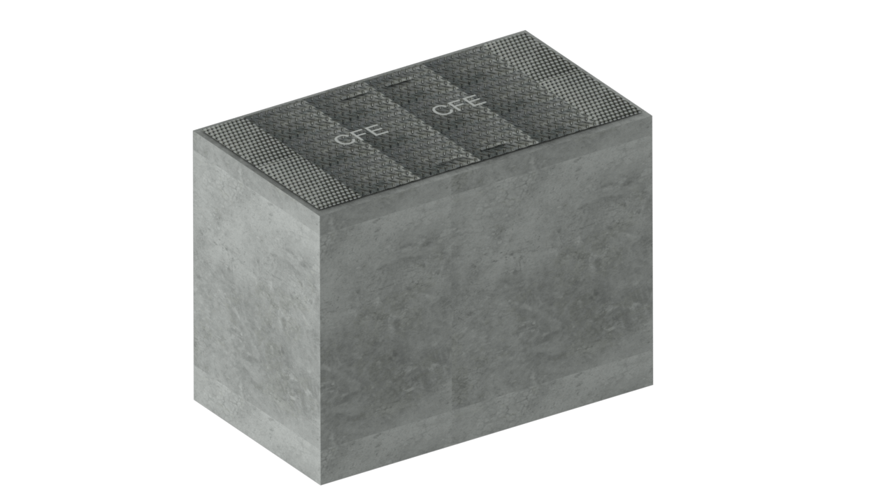 Boveda para transformador sumergible de concreto hidráulico