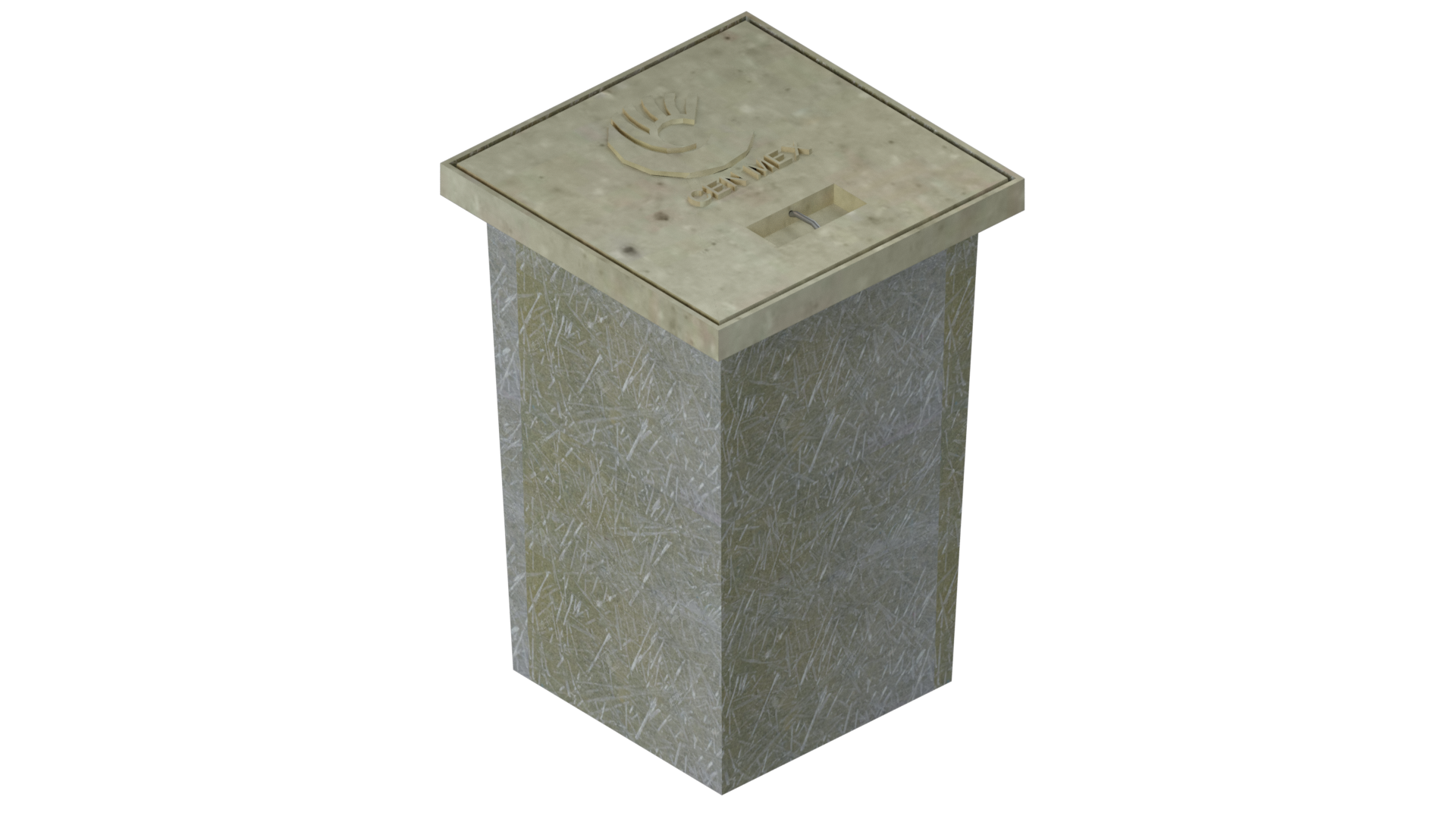 POLYMER CONCRETE EARTH PIT 8"x8"x12" 1 POLYMER CONCRETE EARTH PIT 8"x8"x12"