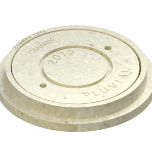 Tapa y brocal para sistema de agua potable