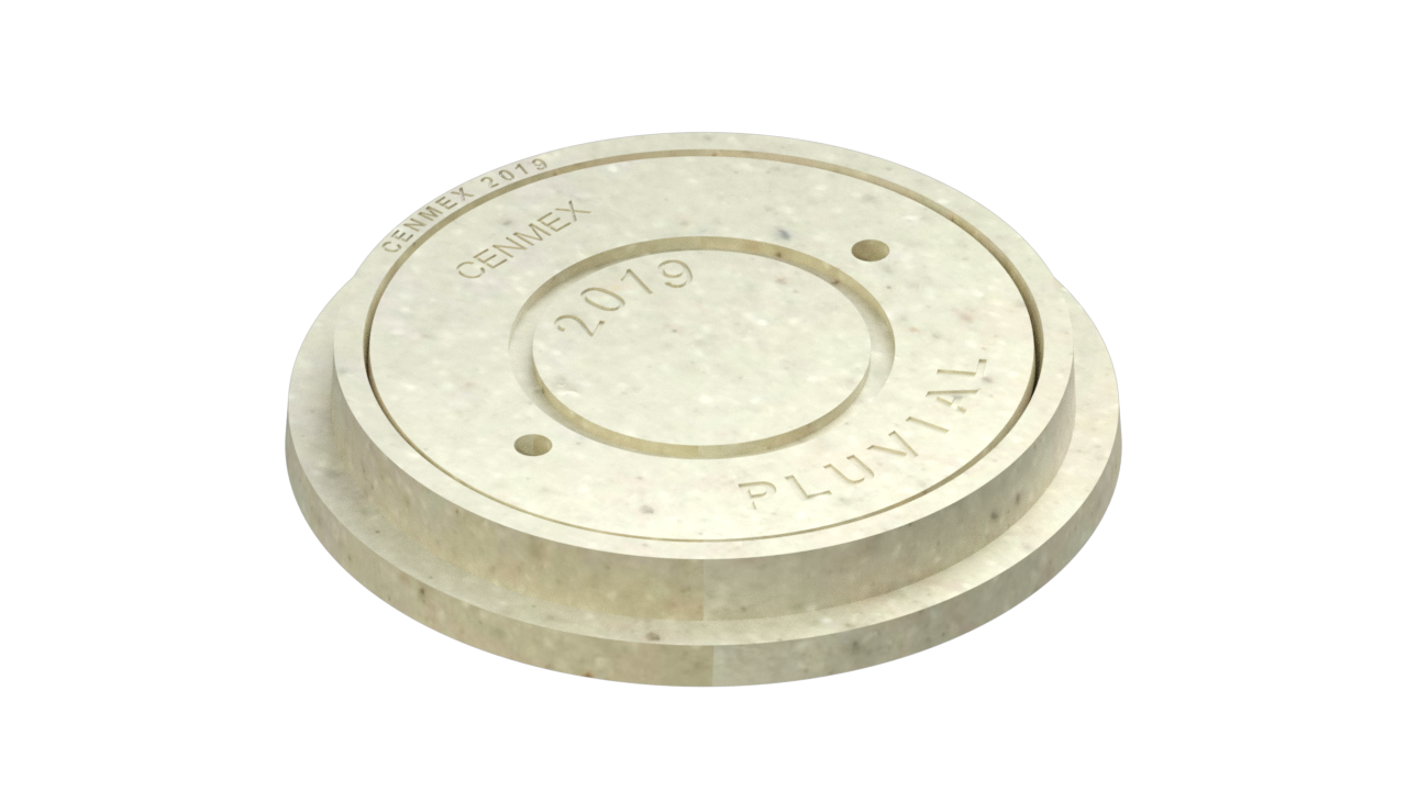 Tapa y brocal para sistema de agua potable