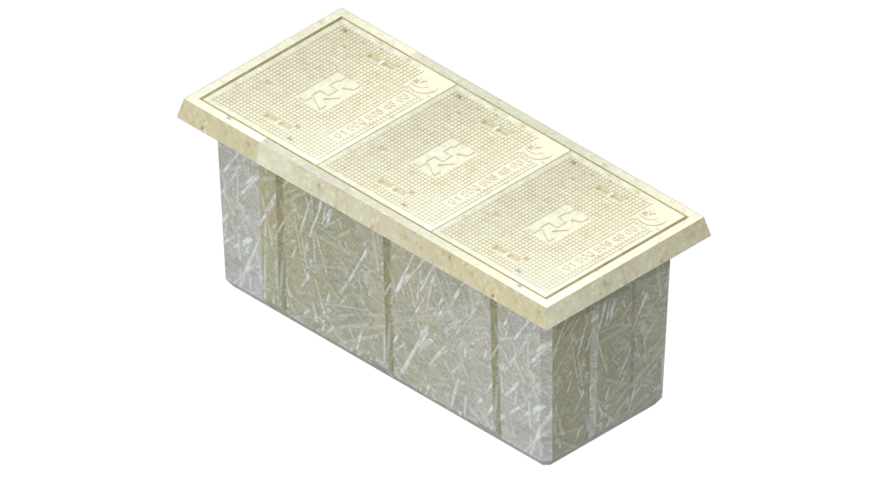 Registro L3T concreto polimérico