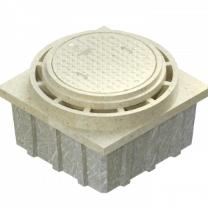 Vista isométrica de registro Polimérico