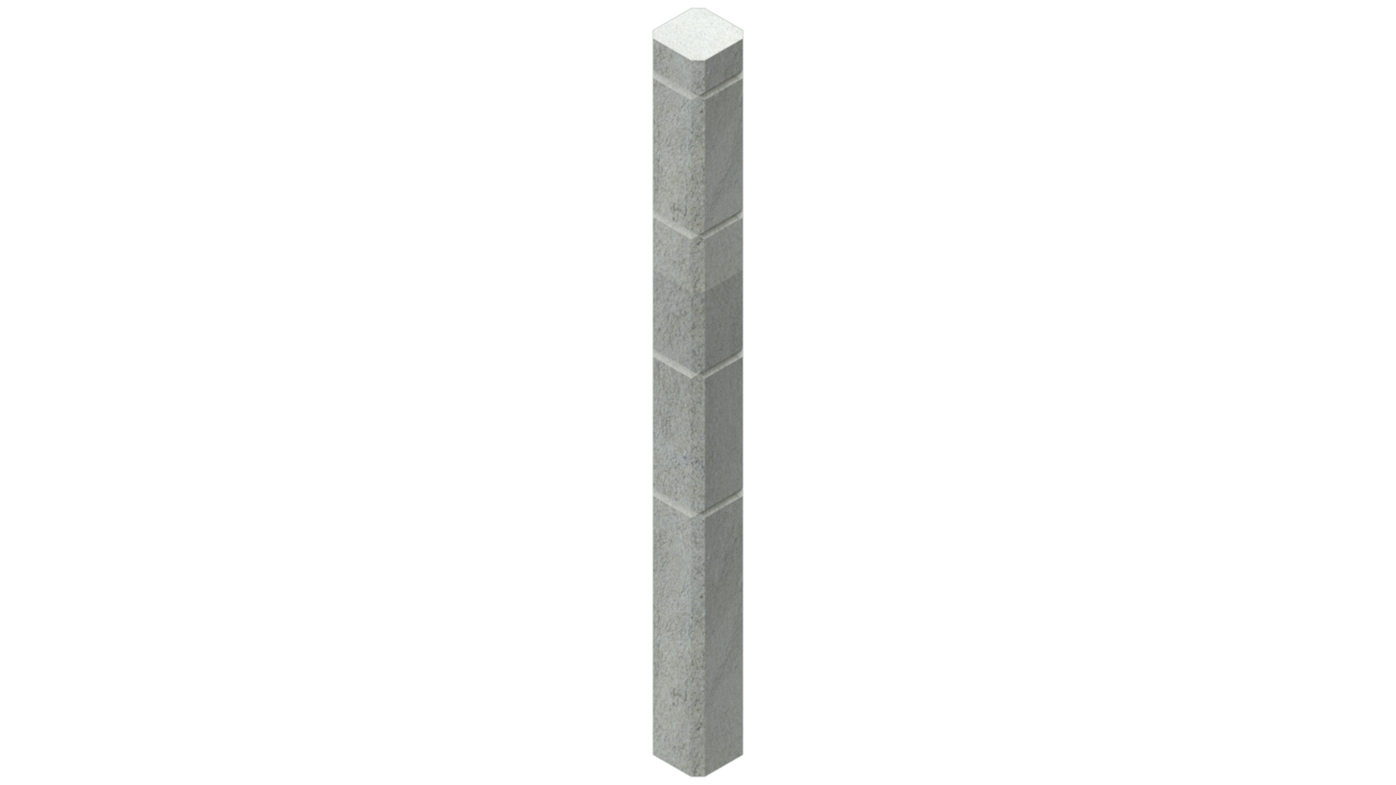 Poste de concreto carretero