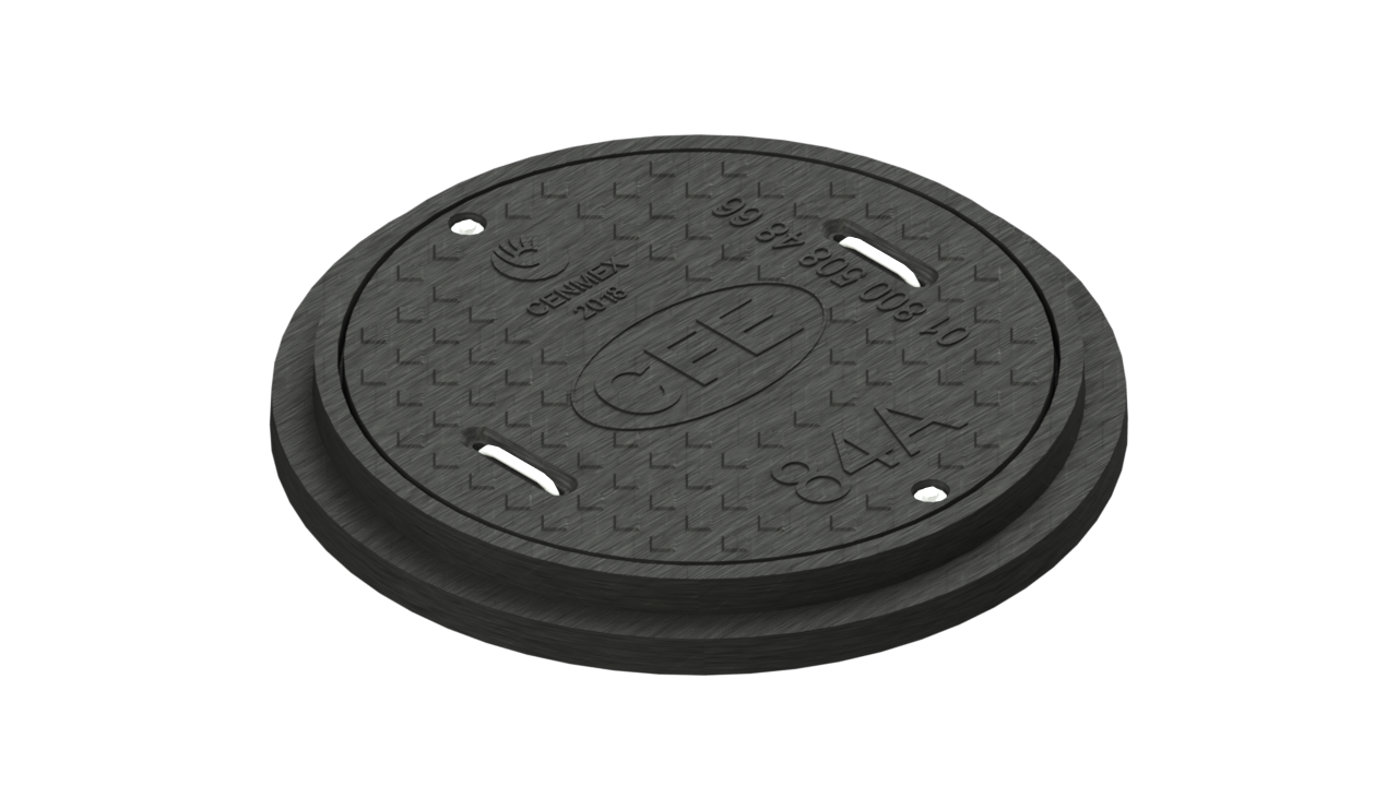 Tapa de hierro fundido