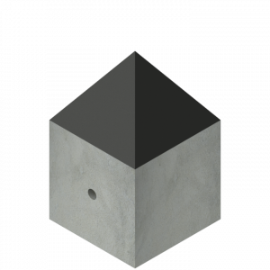 Registro hidráulico con tapa de diamante