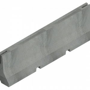 Barrera central de concreto hidráulico