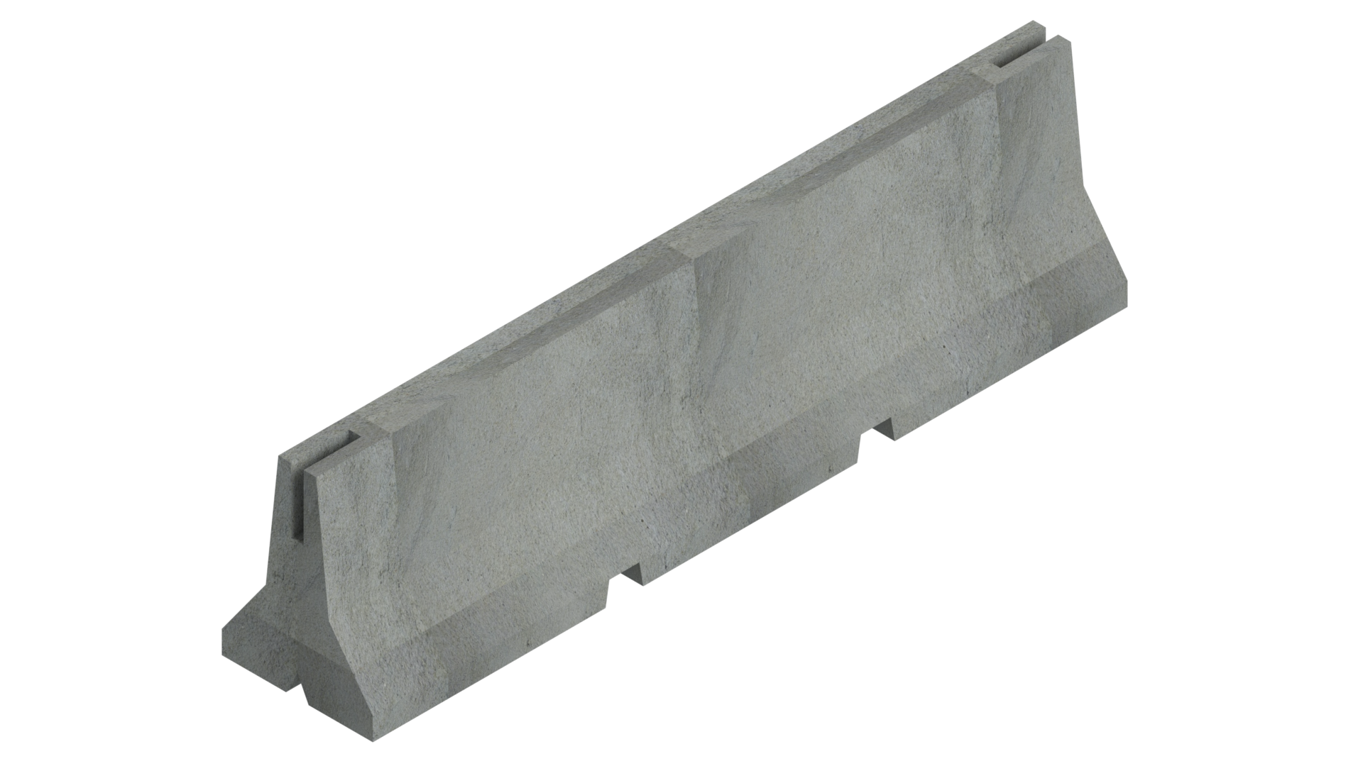 Barrera central de concreto hidráulico