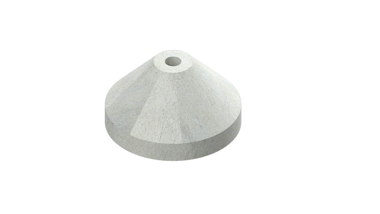 Ancla de concreto hidraulico