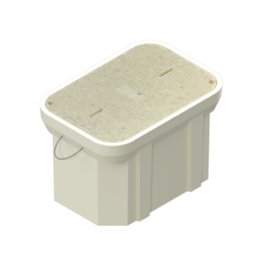 Polymer concrete handhole 24"x36"x24" T22