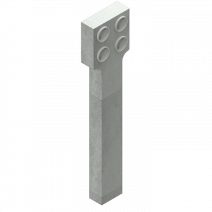 Murete de concreto de cuadro servicios