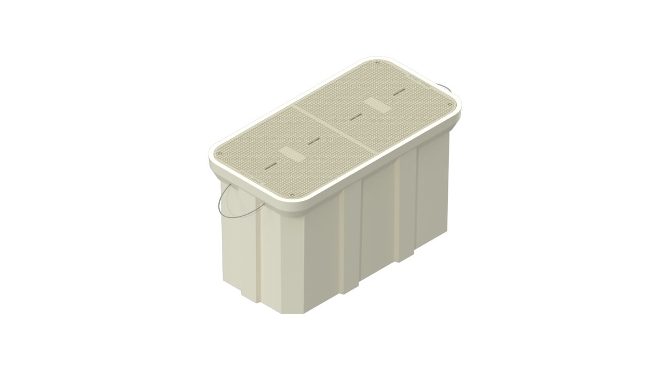 Polymer concrete handhole 30"x60"x36" T22 1 Polymer concrete handhole 30"x60"x36" T22