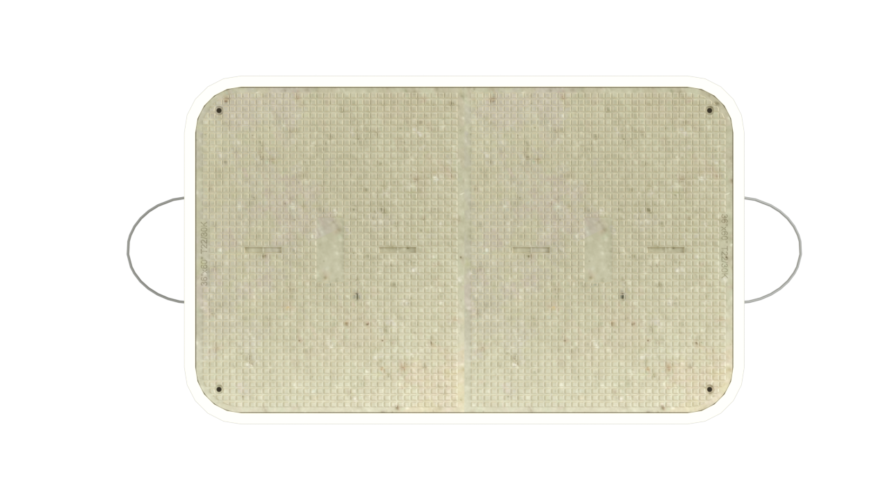 Polymer concrete handhole 36"x60"x36" T22 4 Polymer concrete handhole 36"x60"x36" T22 - Image 4