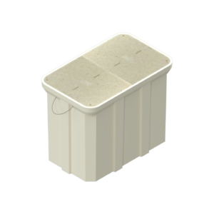 Polymer concrete handhole 36"x60"x48" T22