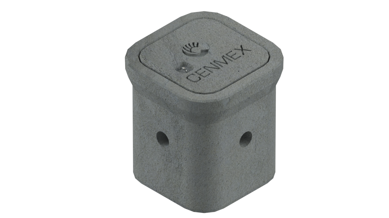 T2 registro para alumbrado de concreto