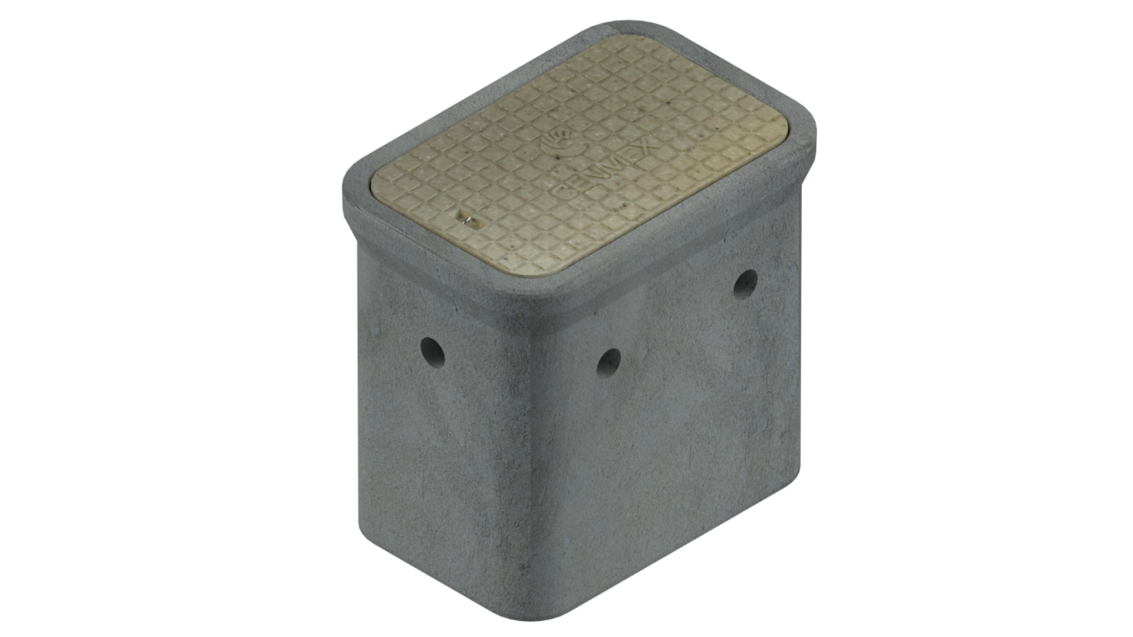 Registro T2 para alumbrado de concreto hidráulico