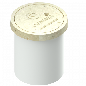 Registro para alumbrado de concreto polimerico antivandalismo