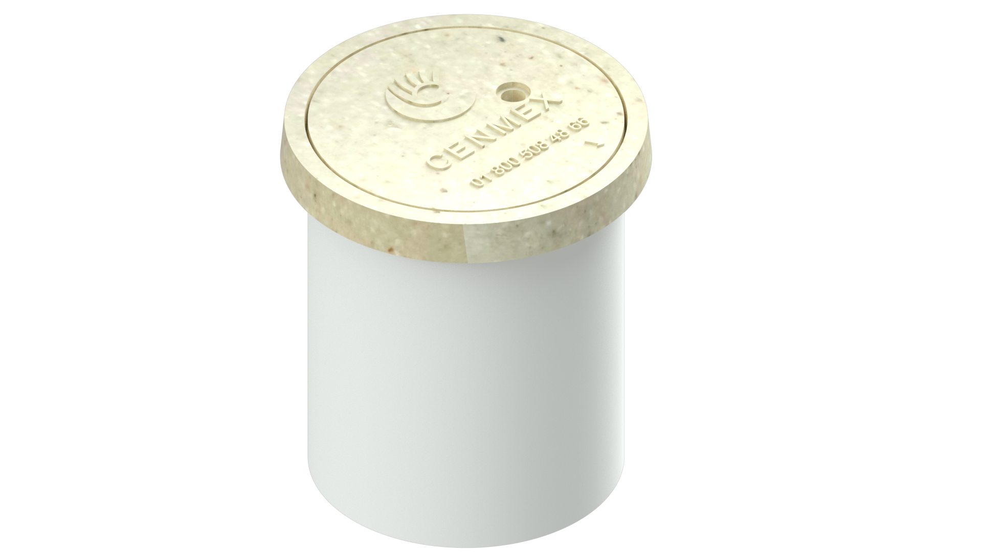 Registro para alumbrado de concreto polimerico antivandalismo