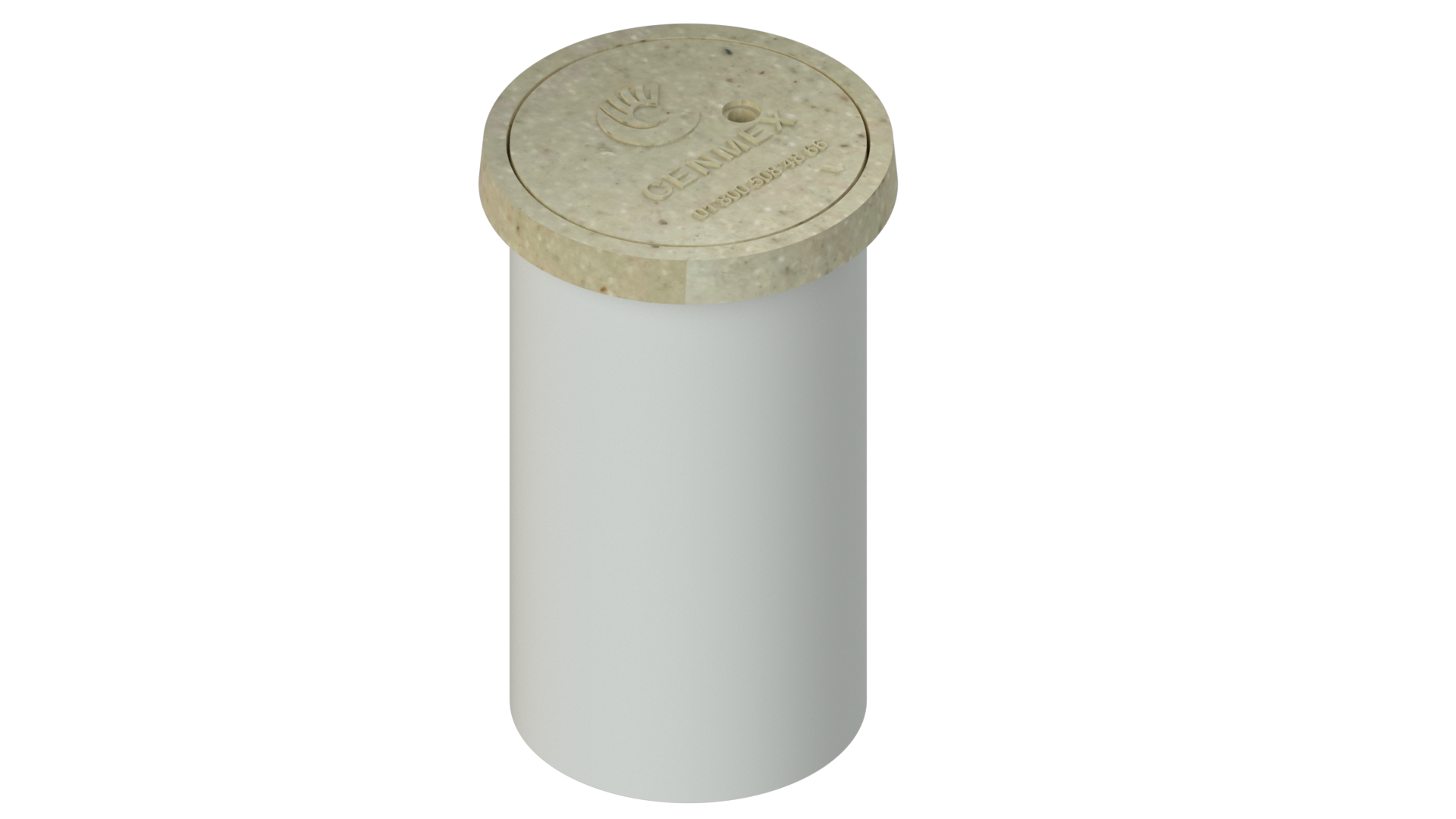 Registro para alumbrado de concreto prefabricado