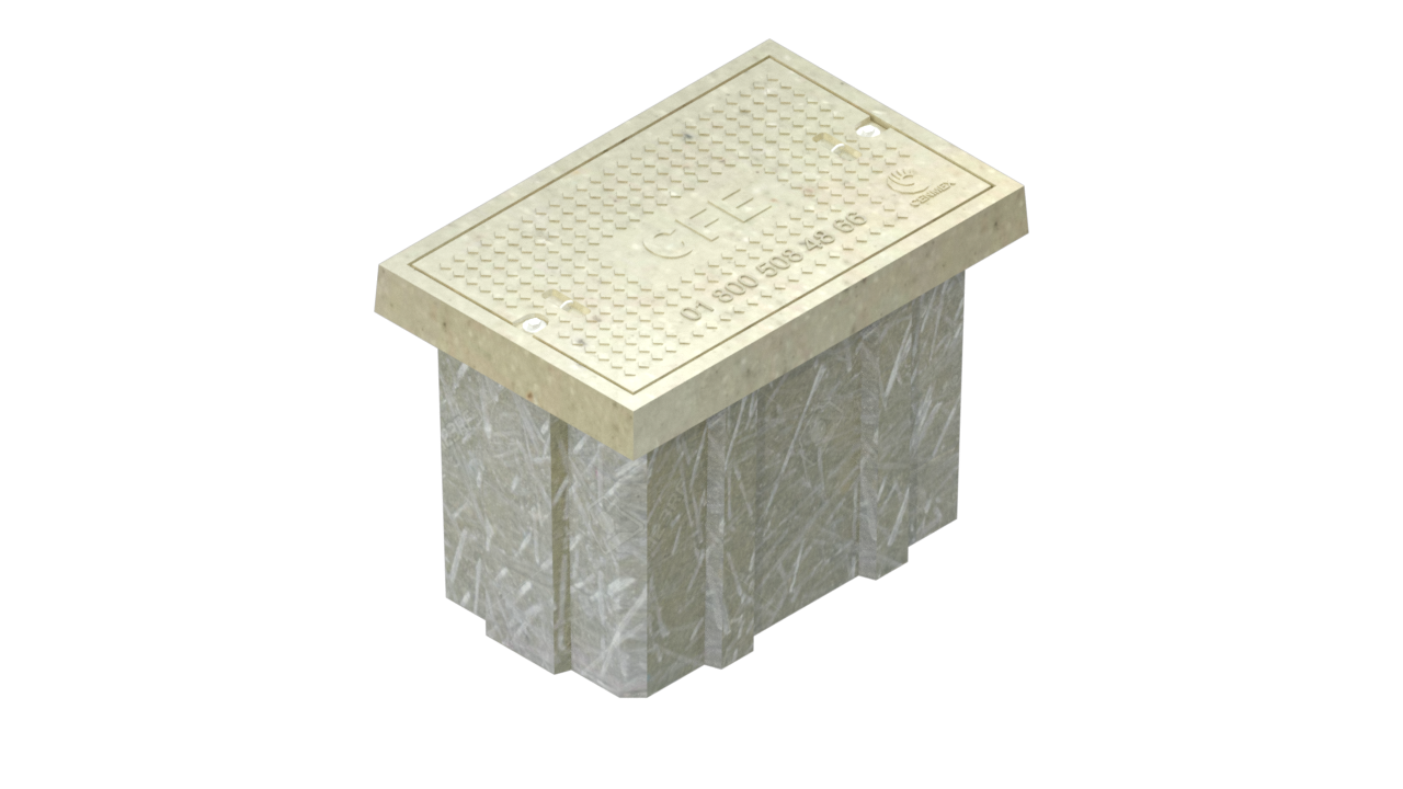 Registro de concreto polimérico CFE-RBTB1