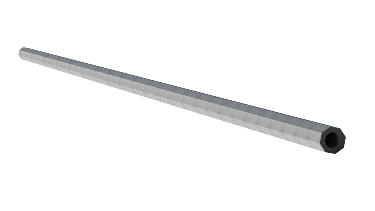 Poste CFE-13C-600 de concreto reforzado