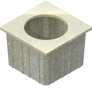 Registro de concreto polimérico con norma 2005