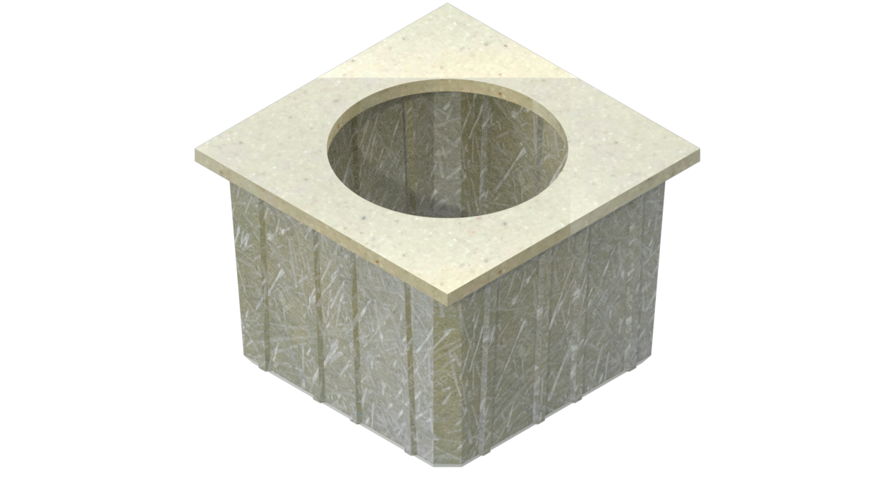 Registro de concreto polimérico con norma 2005