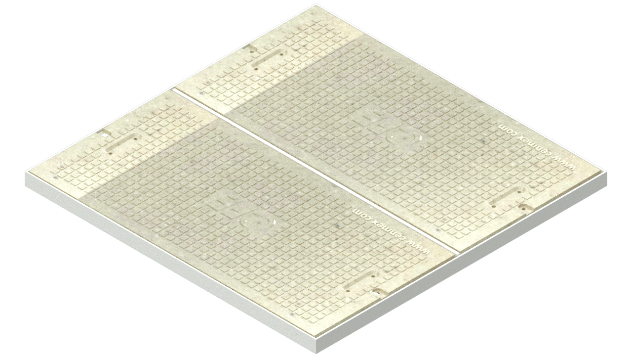 Tapa de concreto polimérico prefabricado