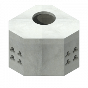 Pozo de visita de concreto prefabricado