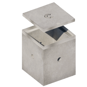 REGISTRO PARA ALUMBRADO DE CONCRETO HIDRAULICO 40X40X60 CM
