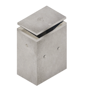 REGISTRO PARA ALUMBRADO DE CONCRETO HIDRAULICO 40X60X80 CM